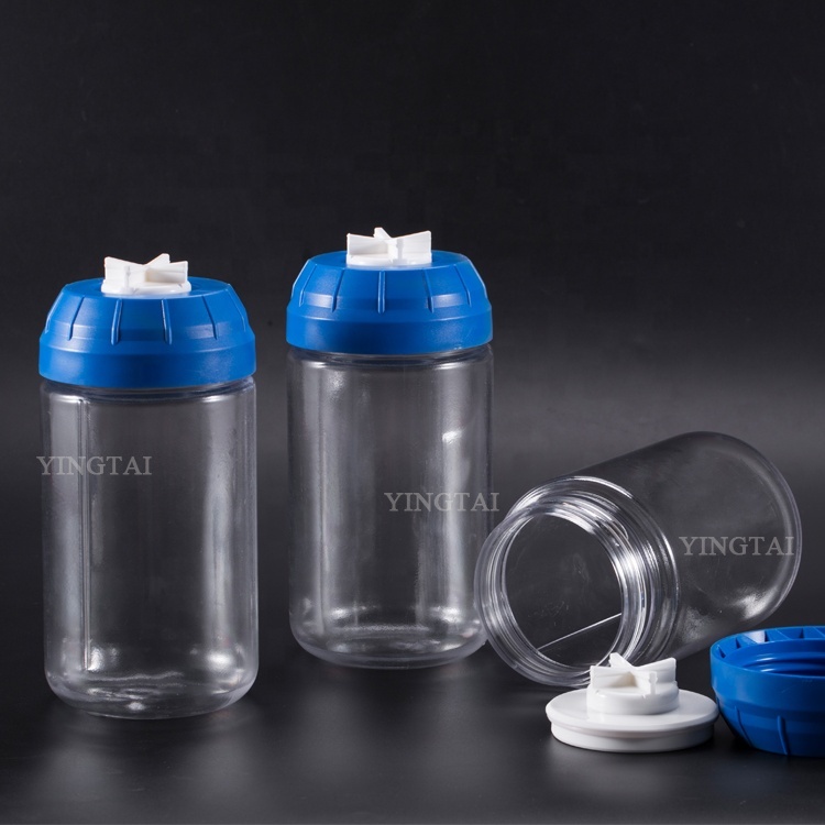 Laboratory plastic PC PPCO 500ml centrifuge bottle and tubes supplies