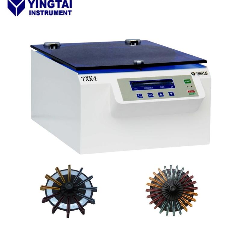 Центрифуга для гелевых карт для серологического тестирования группы крови с 12 или 24 картами