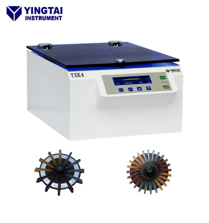 Blood group serological test gel card centrifuge with 12 cards or 24 cards