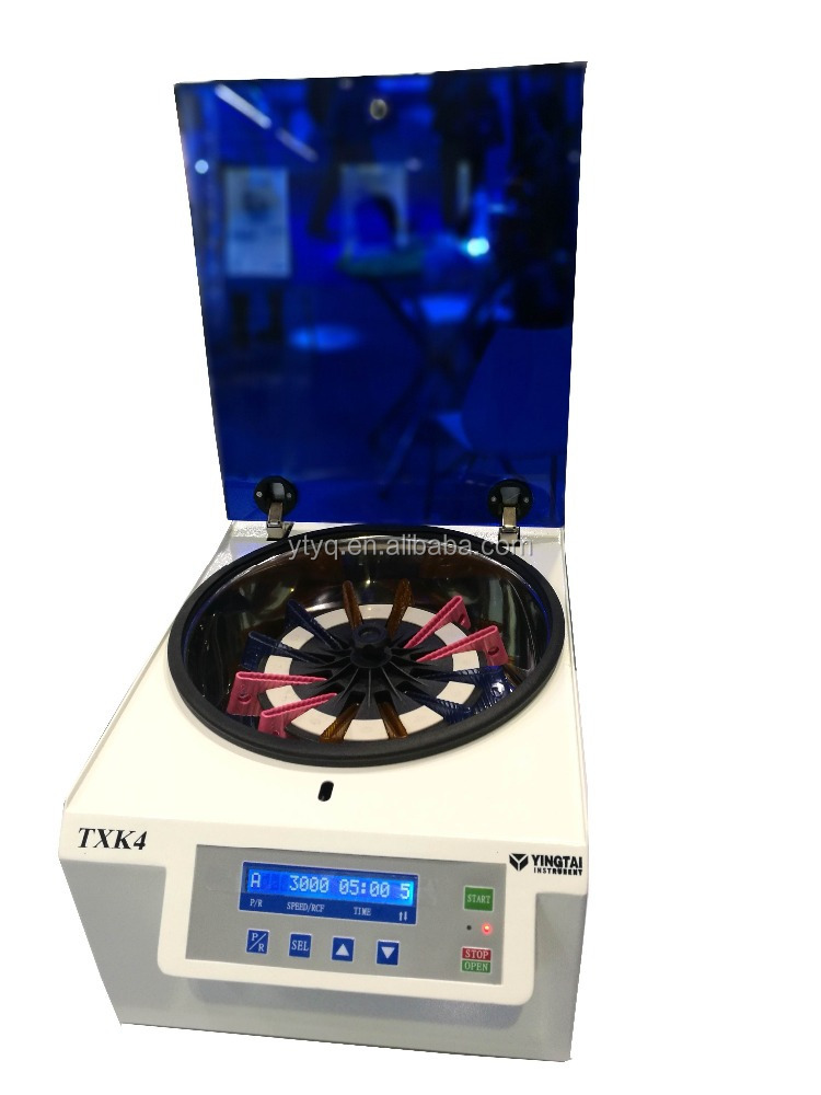 Blood group serological test gel card centrifuge with 12 cards or 24 cards