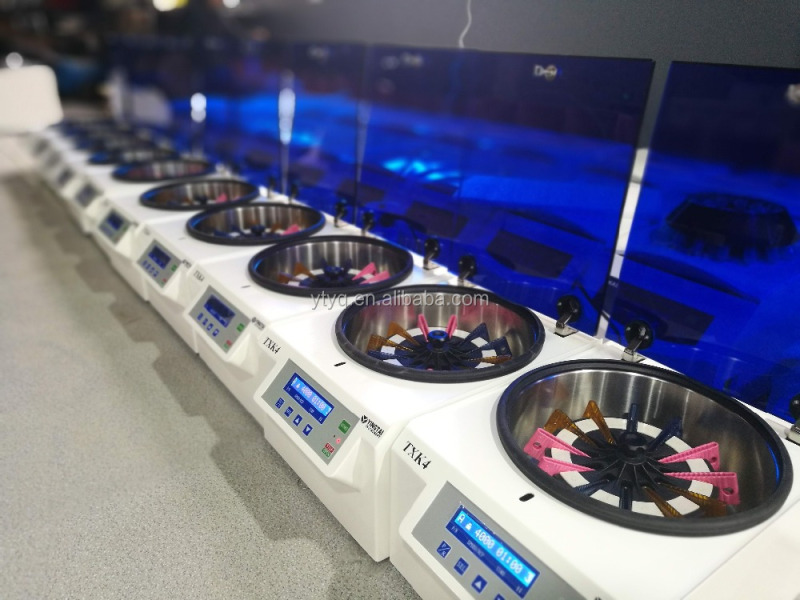 Blood group serological test gel card centrifuge with 12 cards or 24 cards