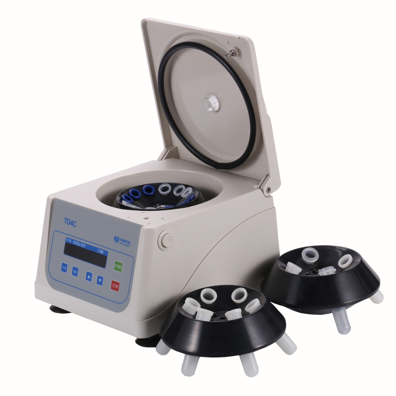 Настольная низкоскоростная небольшая лабораторная центрифуга TD4C со скоростью 4000 об/мин