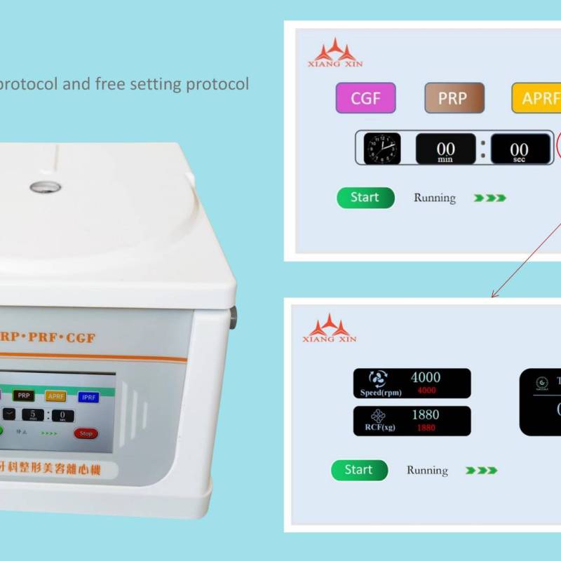 TD4AColor сенсорный дисплей низкоскоростная стоматологическая центрифуга PRP 4000 об/мин