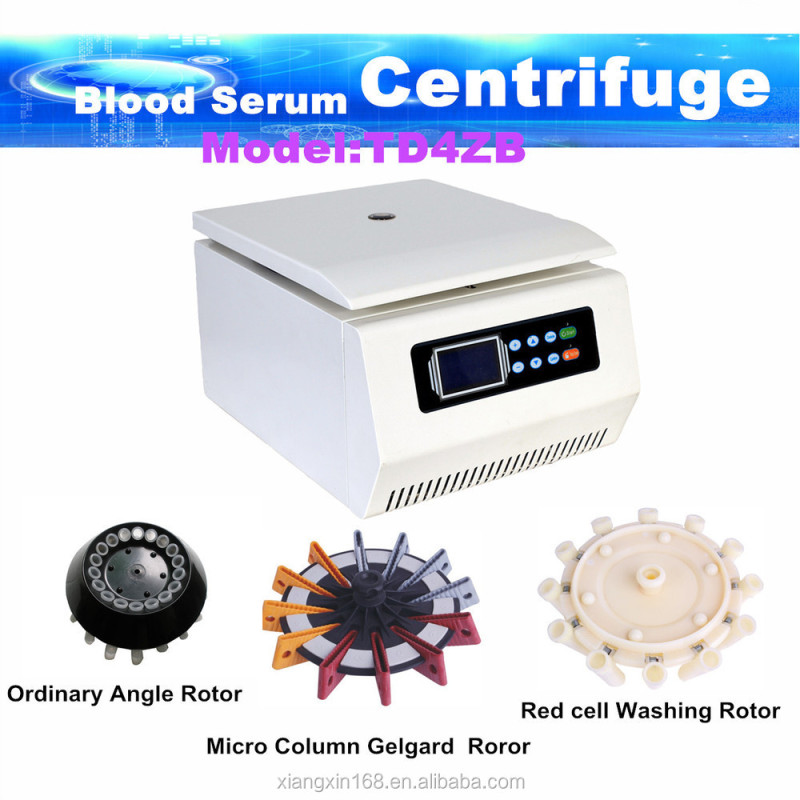 Benchtop 4000rpm Low Speed Low Noise Clinical Centrifuge TD4ZB