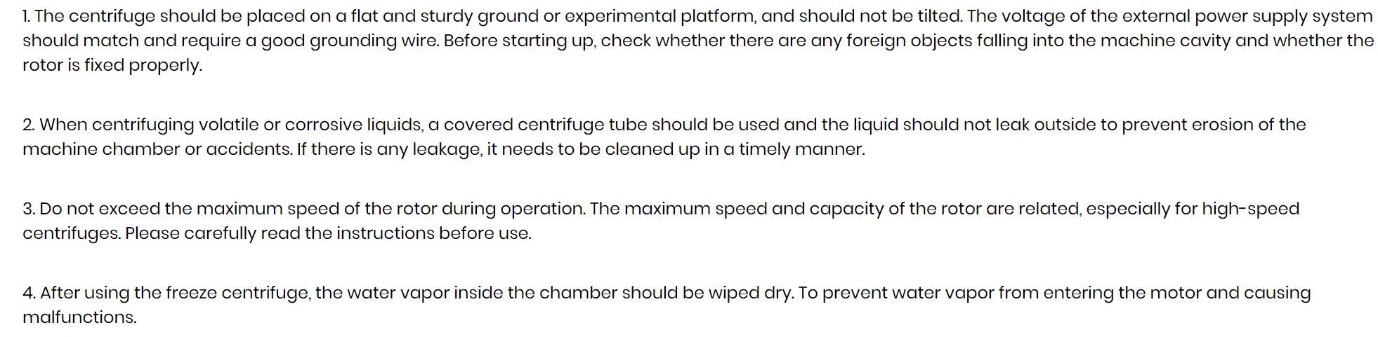 centrifuge RPM