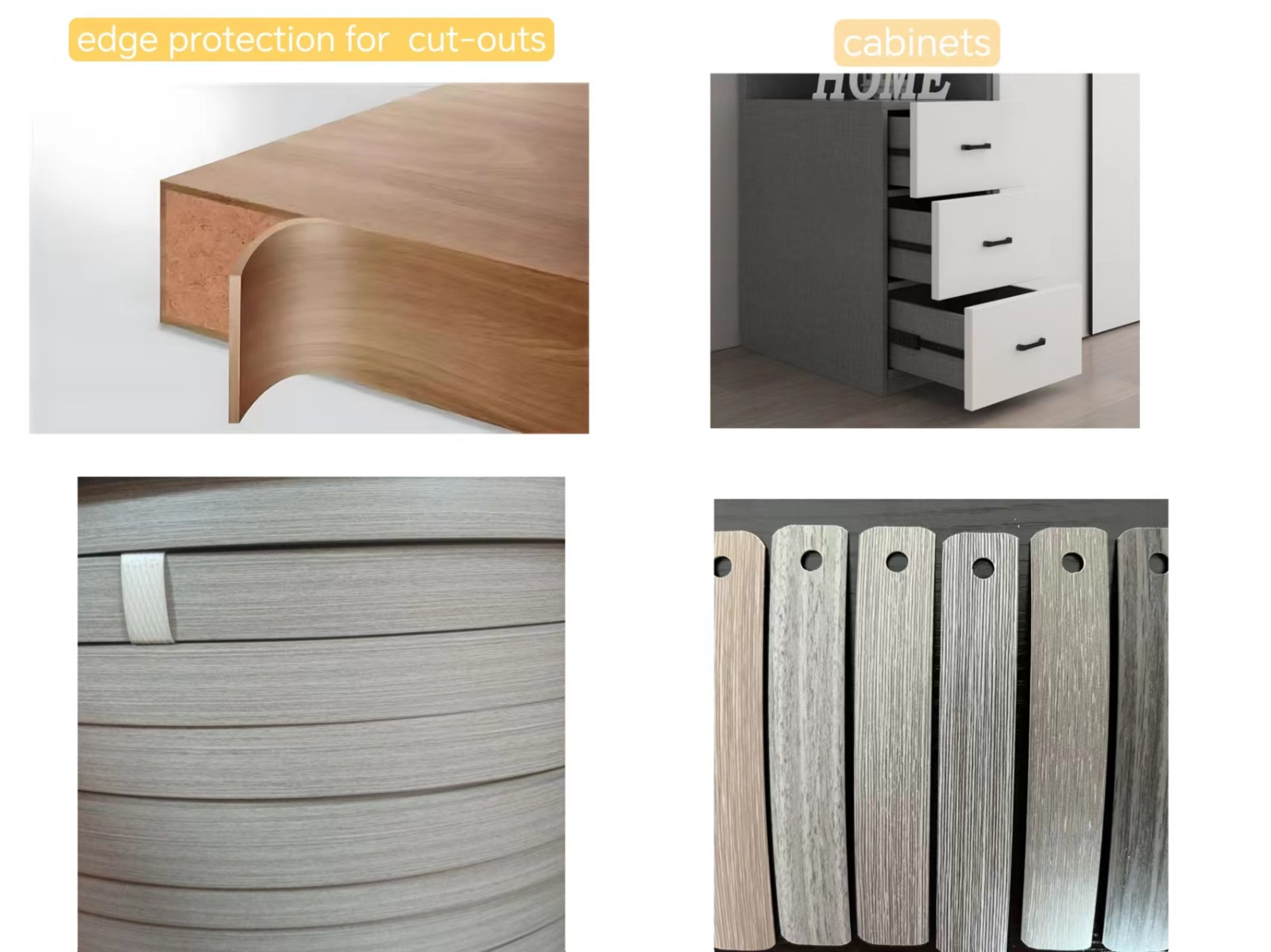 side panels edge banding