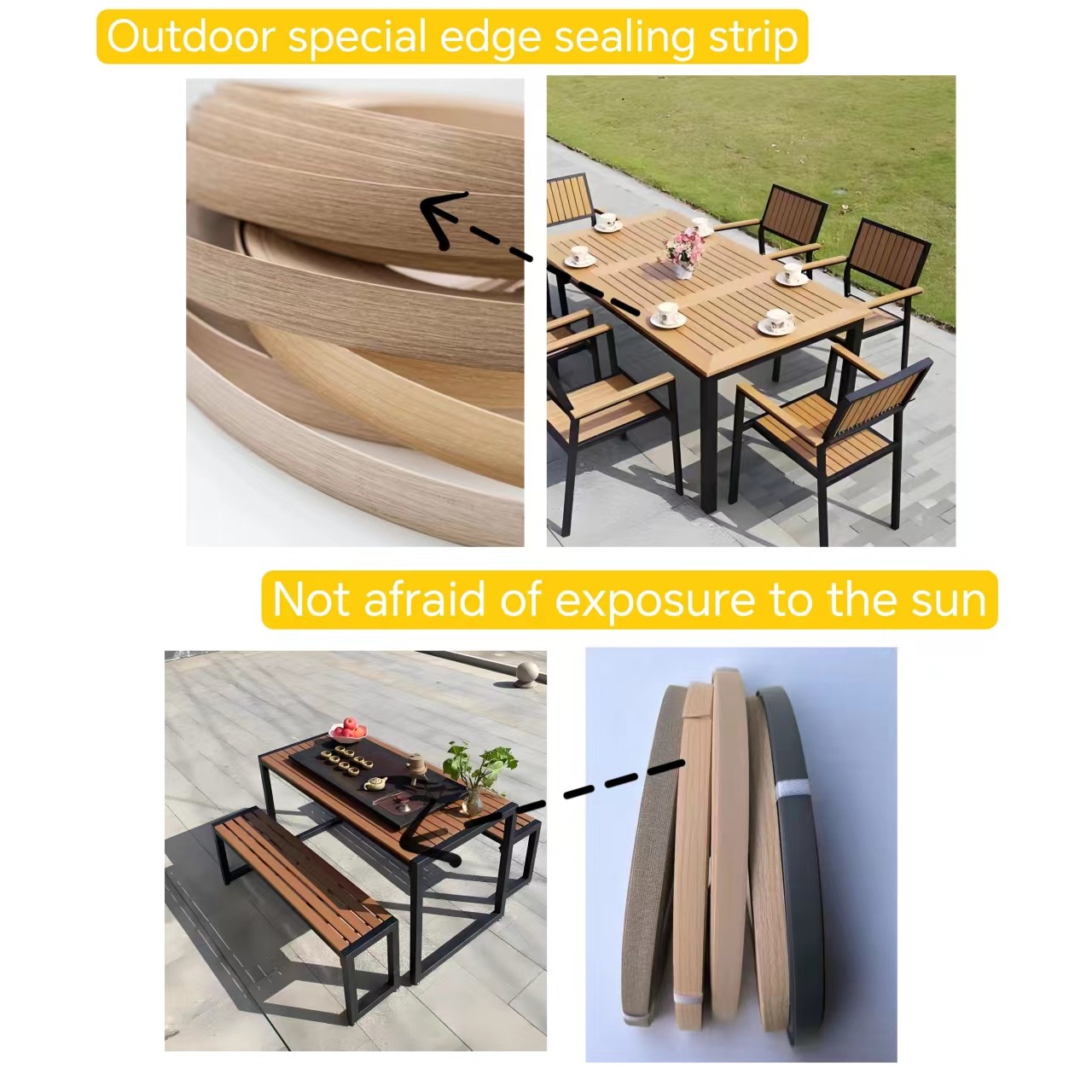 sun resistant edge banding strip sun resistant edge banding strip