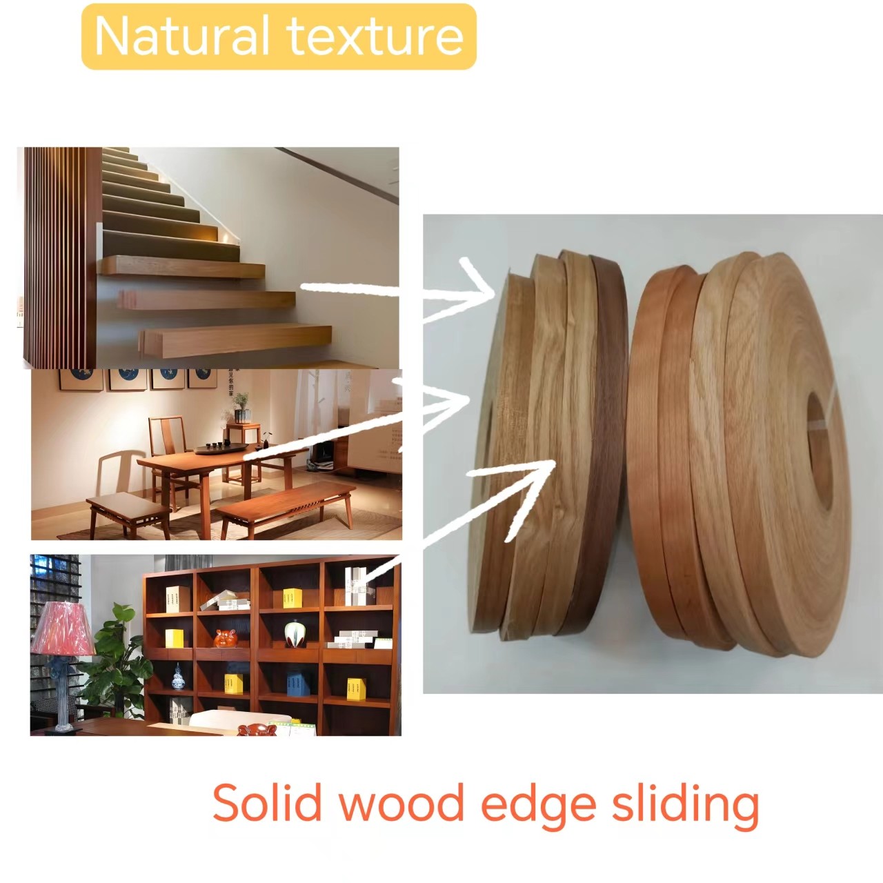 wood edge banding strips