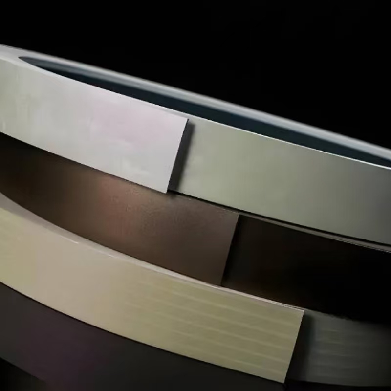 PET imitation metallic edge banding strips