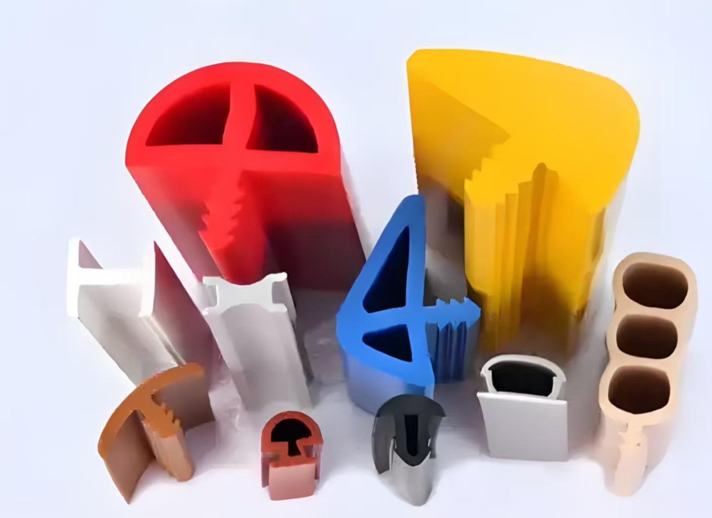 soft-hard combined rubber strips