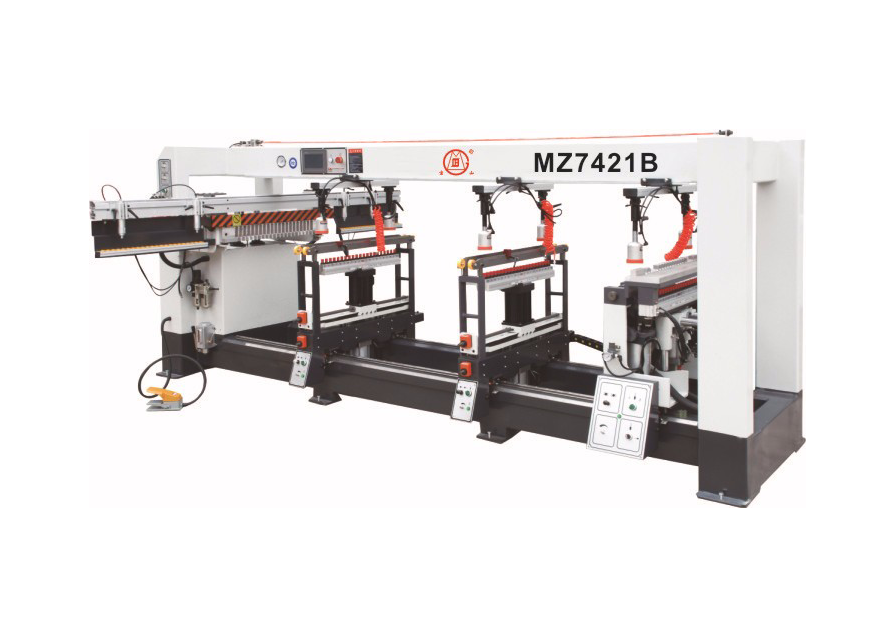 Four Lines Woodworking Drilling Machine