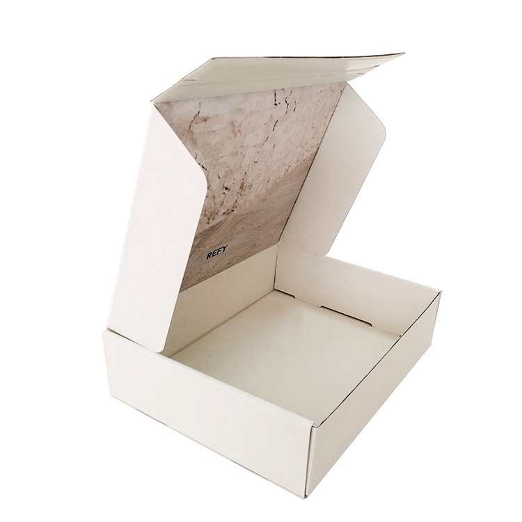 Custom Logo Printed Recycled Cardboard Zipper Shipping Box