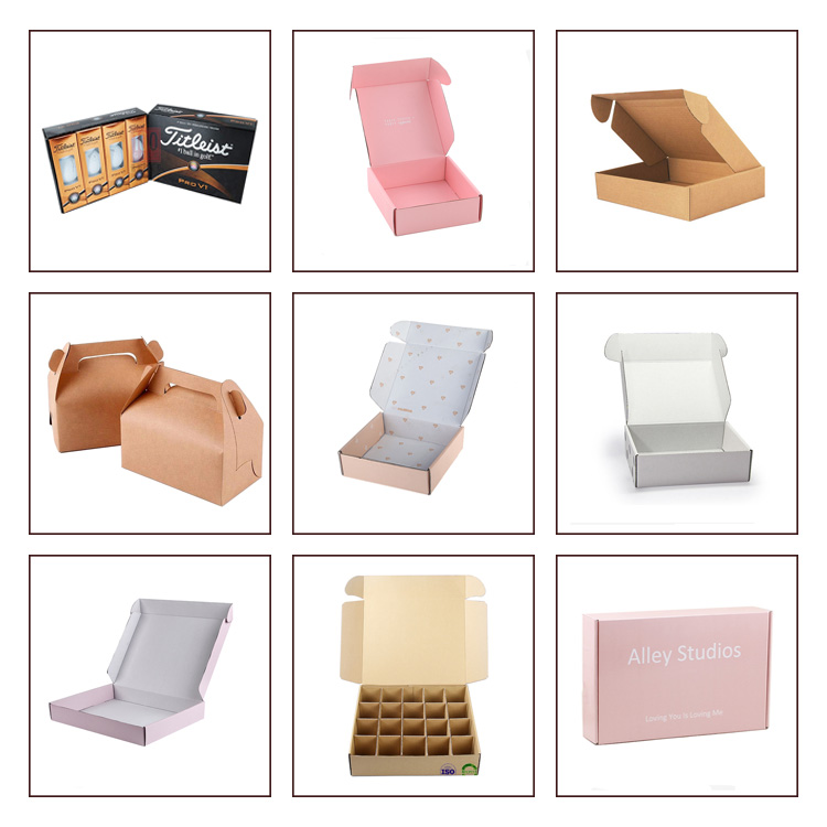 glossy Lamination Paper Box gift Box Packaging