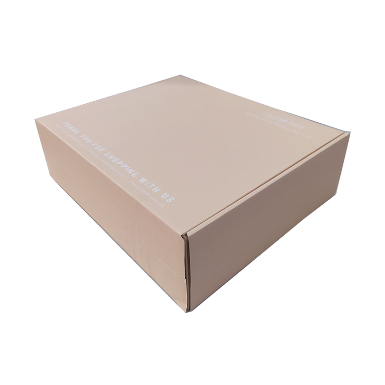 Custom Brown Biodegradable Shipping Box with Self-Seal and Zipper Closure 3mm Thick for Shoes Made from Cardboard