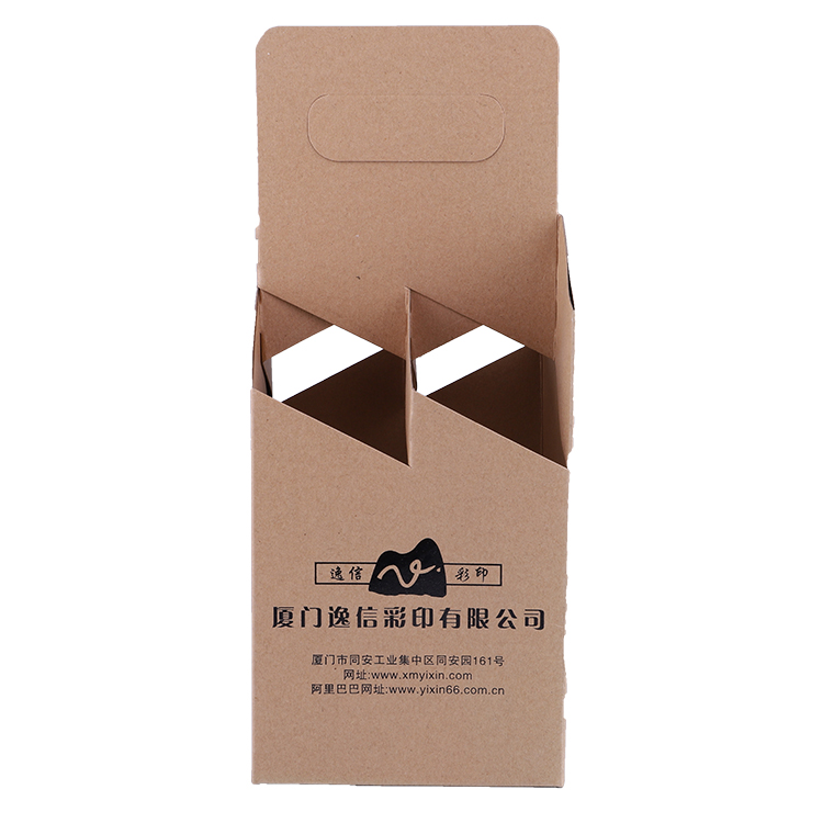 Wine glass box 2/4/6 bottle packaging beer carton custom premium wine box