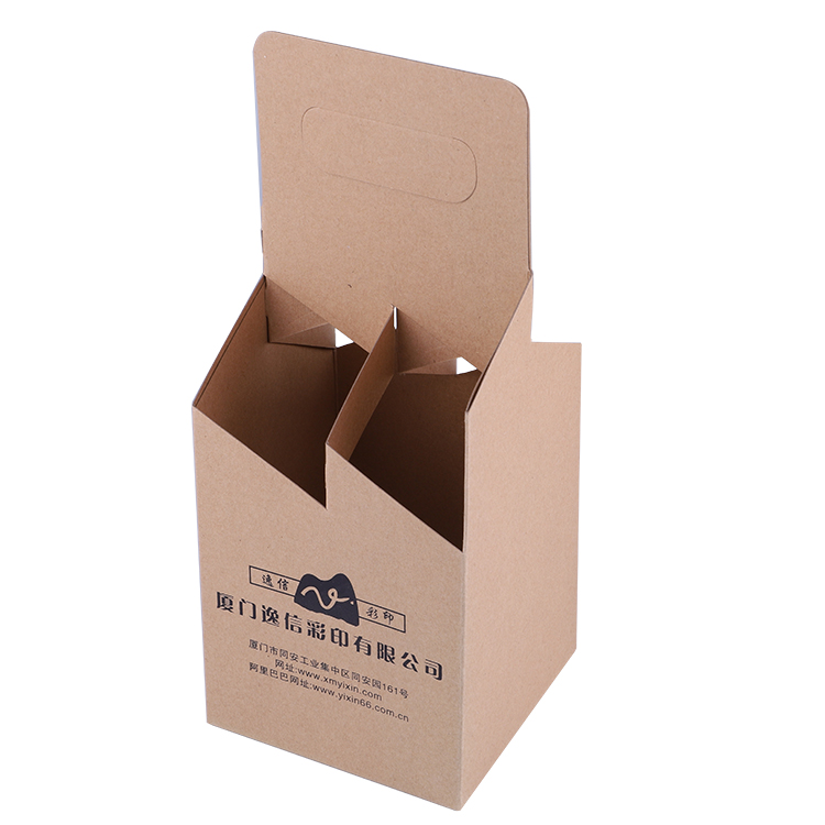 Wine glass box 2/4/6 bottle packaging beer carton custom premium wine box