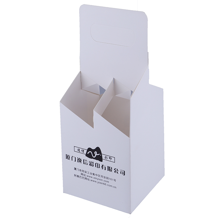 OEM/ODM Supported Environmentally Friendly Paper Box for Perfume Beer and Wine Bottle Packaging in 4/6/12 Pack Sizes