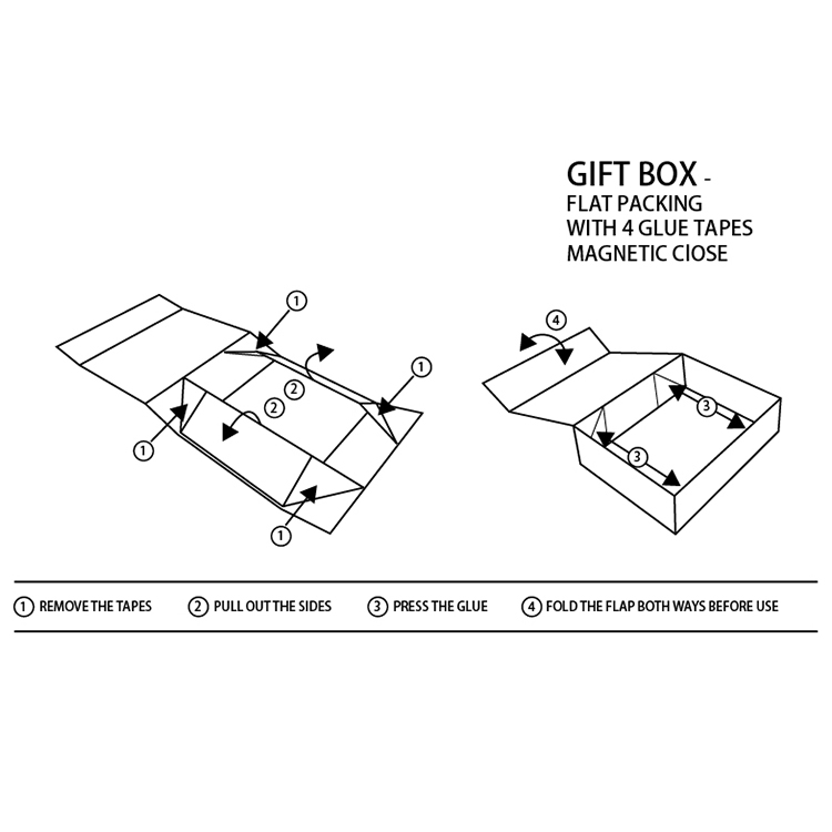 Customized Assorted Textured Matt Fancy Art Paper Foldable Candle Gift box with inserts Candle Packaging Boxes for Candle Jar