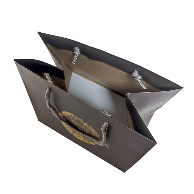 large shopping bags logo printed for gifts custom luxury paper bag with logoCoated Paper Shopping Bag