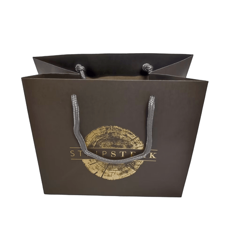 large shopping bags logo printed for gifts custom luxury paper bag with logoCoated Paper Shopping Bag
