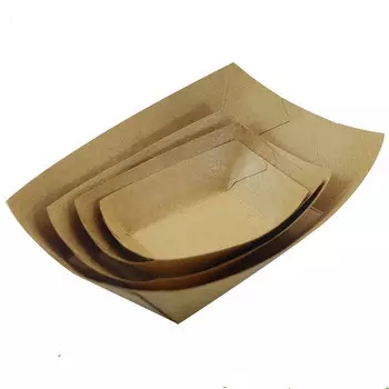 Eco-friendly food packing box custom logo cmyk printed wholesale fried chicken packaging paper boxes