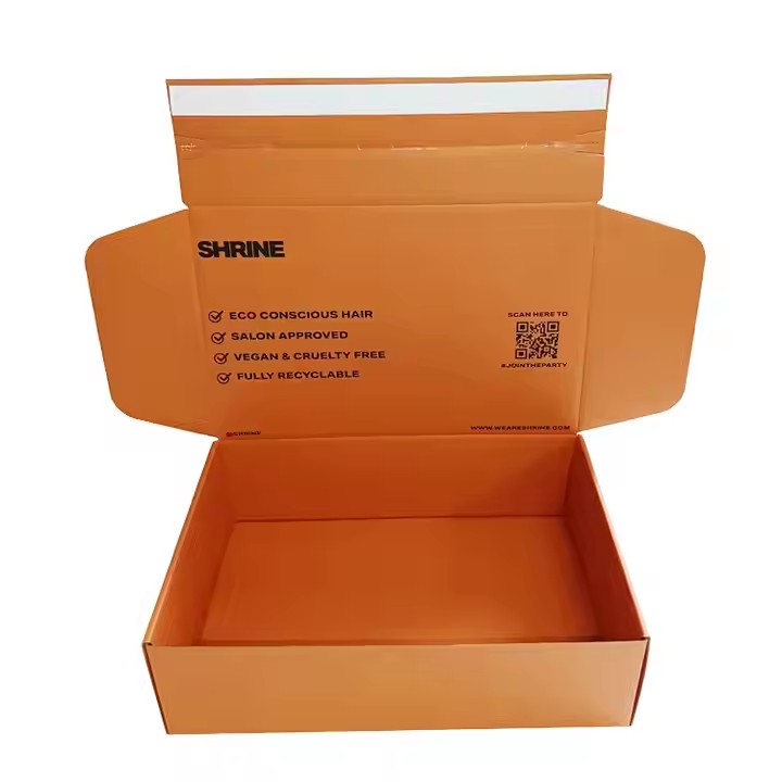 Recyclable Corrugated Shipping Box for Clothing Packaging and Gift Mail Environmentally Friendly Paper Boxes