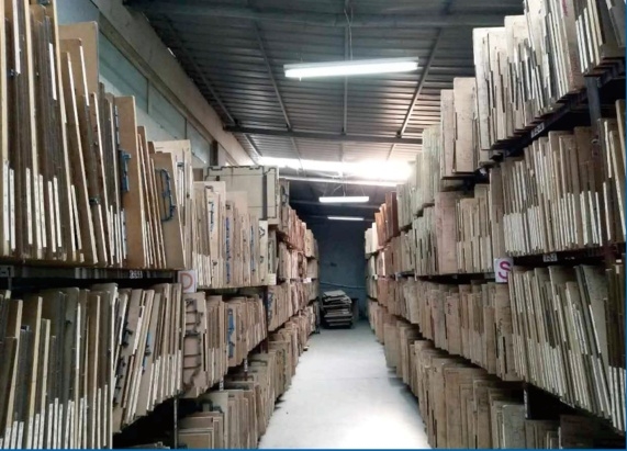 Shipping box with self-adhesive tape & tear strip