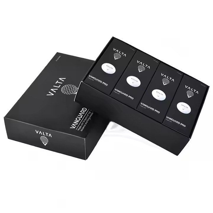 Custom Logo Printed Luxury Golf Ball Sleeve Packaging Box with Custom Cardboard Paper Box