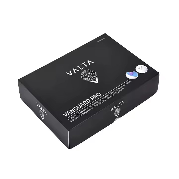 Custom Logo Printed Luxury Golf Ball Sleeve Packaging Box with Custom Cardboard Paper Box