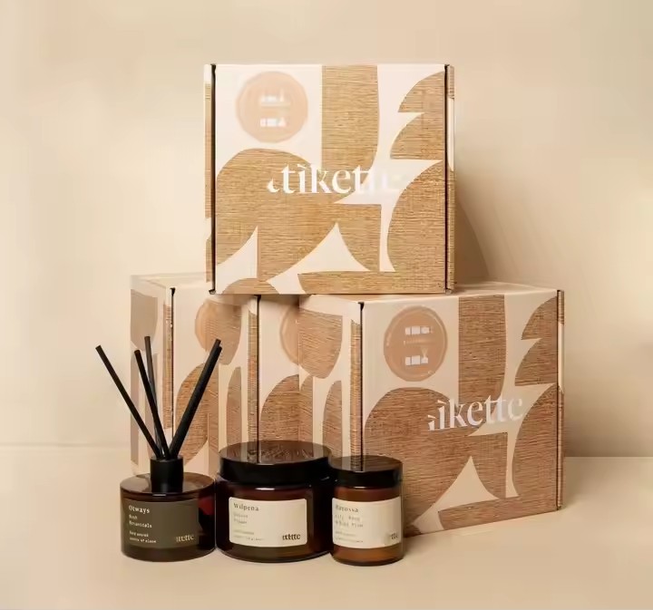 Corrugated Mailer Shipping Box for Candle Skin Care Rigid Packaging Box for Small Business
