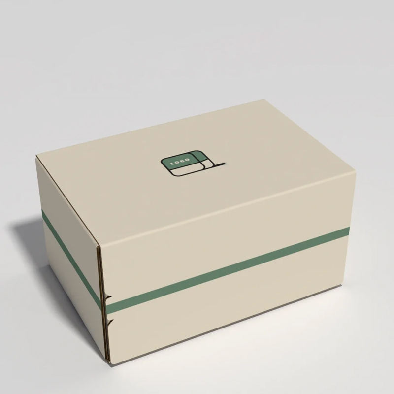 Corrugated Cardboard Mailer Tear-Off Strip Zipper Tear-open Design Box
