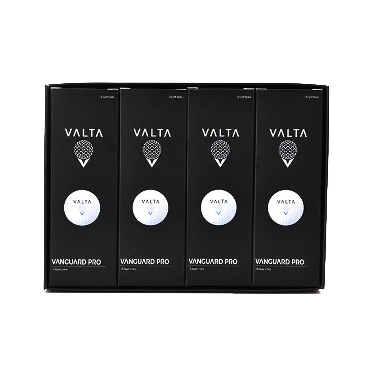Custom Logo Printed Luxury Golf Ball Sleeve Packaging Box