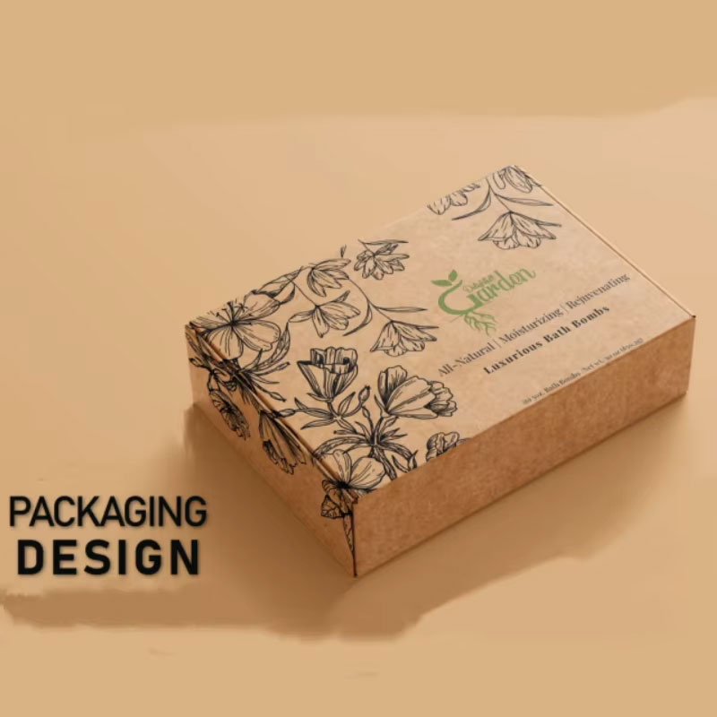 Printed Tear off Strip Paper Packaging Box