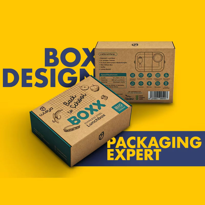 Printed Tear off Strip Paper Packaging Box