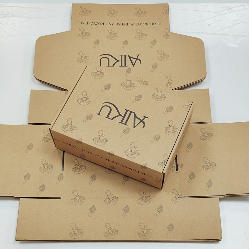 Custom Printing Recycled Corrugated Cardboard Tear off Strip Carton