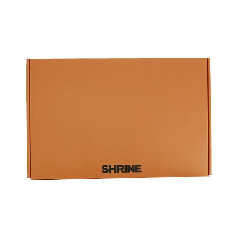 Custom Makeup Sets Self-Sealing Orange Cosmetics Shipping Box