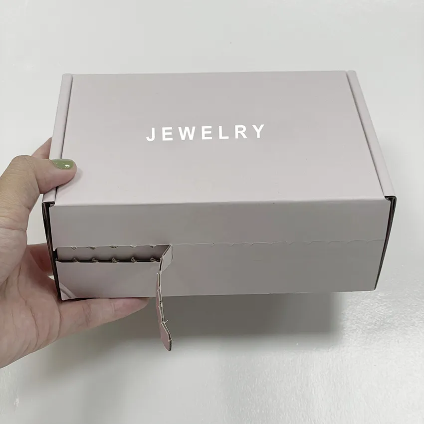 Custom Logo Luxury Zipper Shipping Box