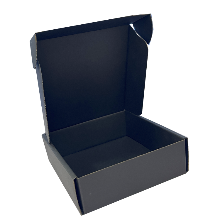 Black Brown Kraft Paper Mail Zipper Shipping Box