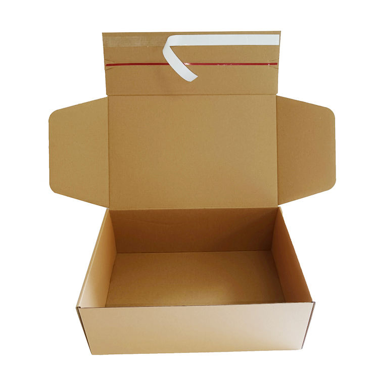 Custom Brown Kraft Paper Box for Clothing Shipping