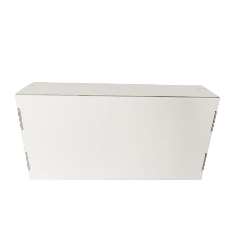 Boîtes d'expédition en carton ondulé auto-scellantes 8x4x3