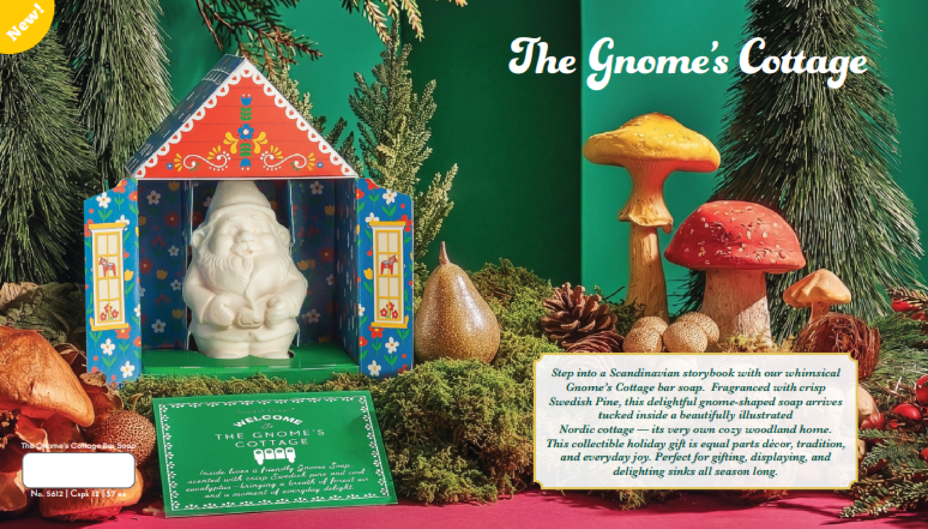 Case Study: Custom Cottage-Shaped Packaging for Holiday Gnome Soap