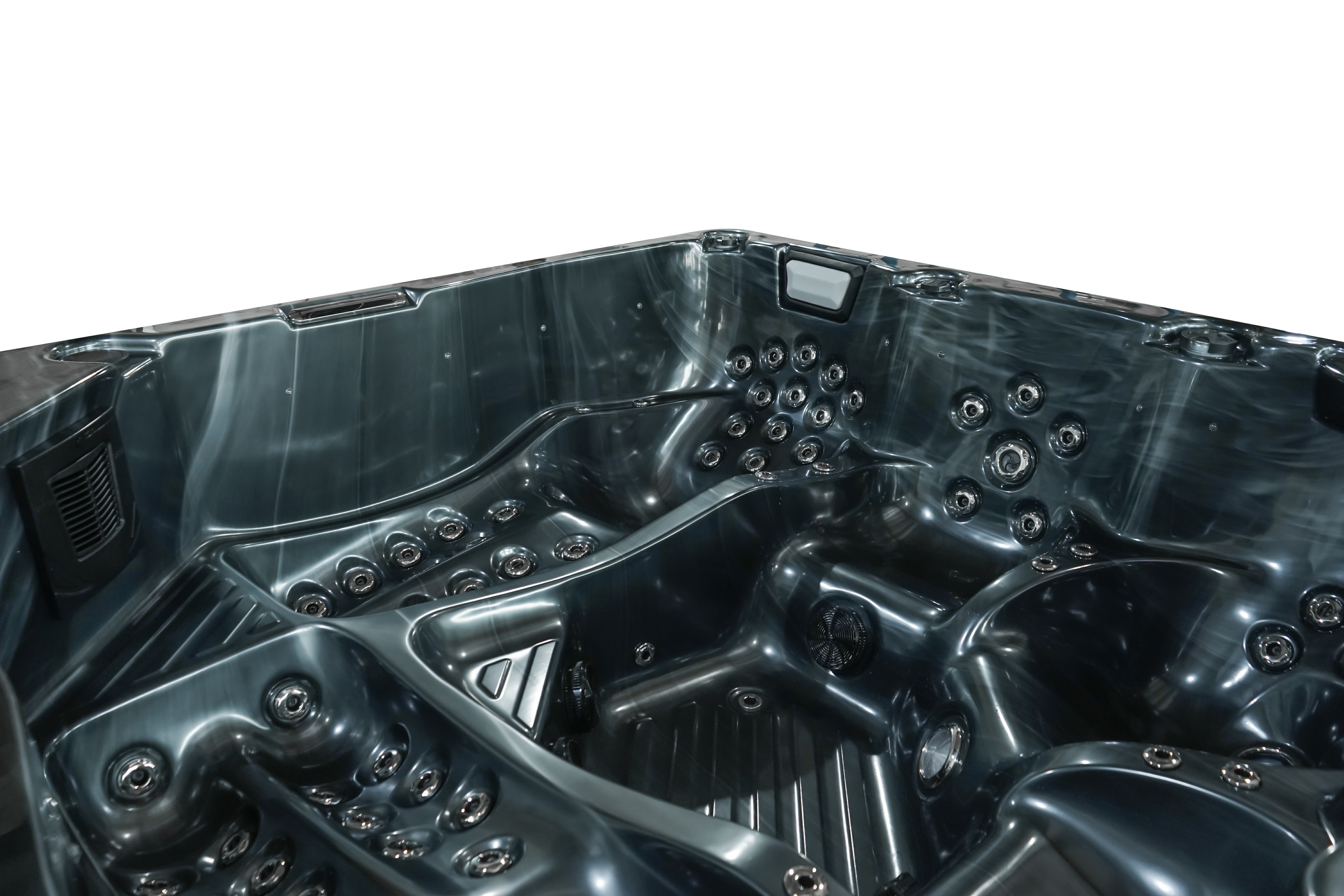 Below ground 5 person hot tubs and jacuzzi outdoor