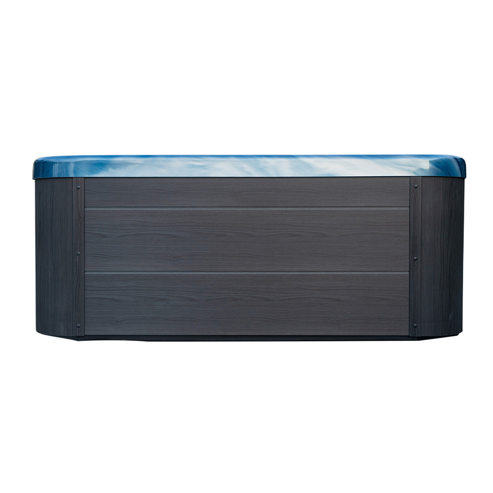 Outside hottub 34 jets semi inground hot tub