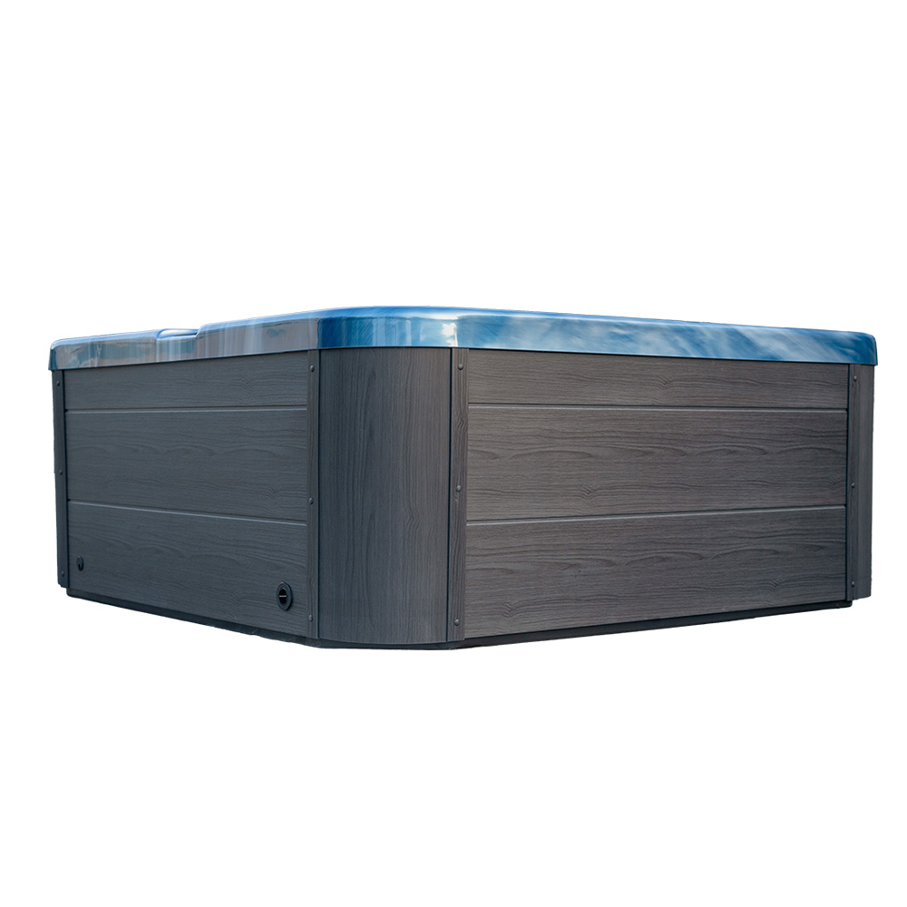 Outside hottub 34 jets semi inground hot tub