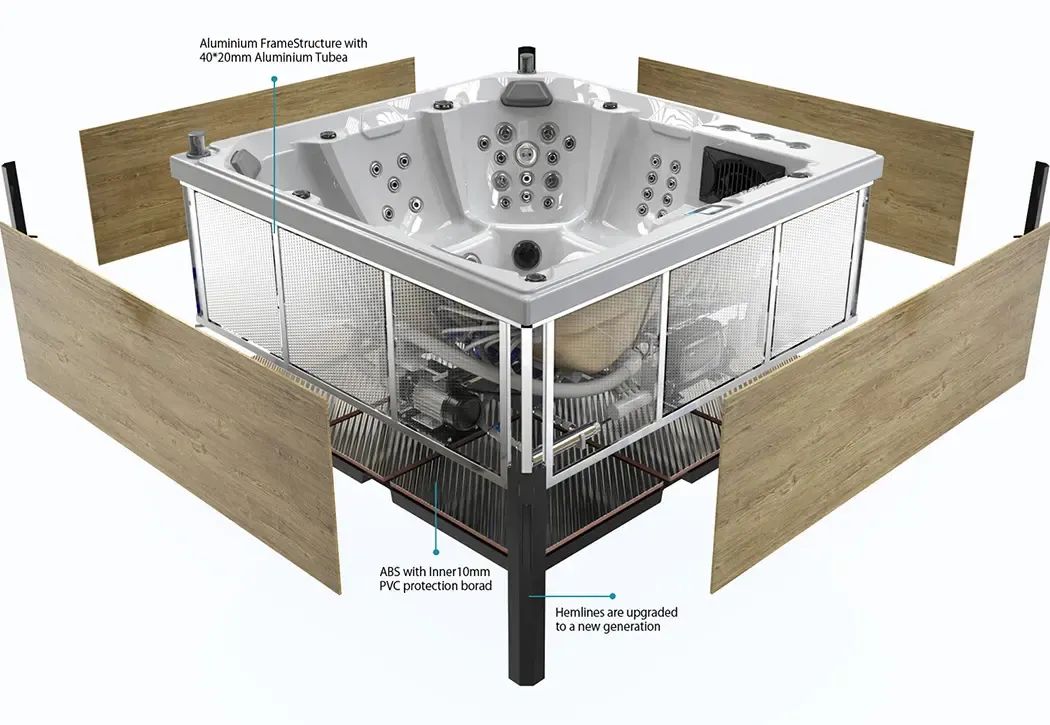 hot tub with massage jets hot tub with massage jets