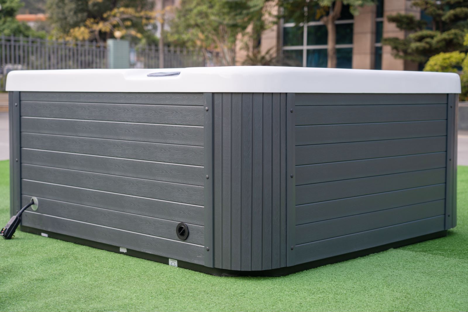 Balboa whirlpool spa small 2 3 person hot tubs with lounger