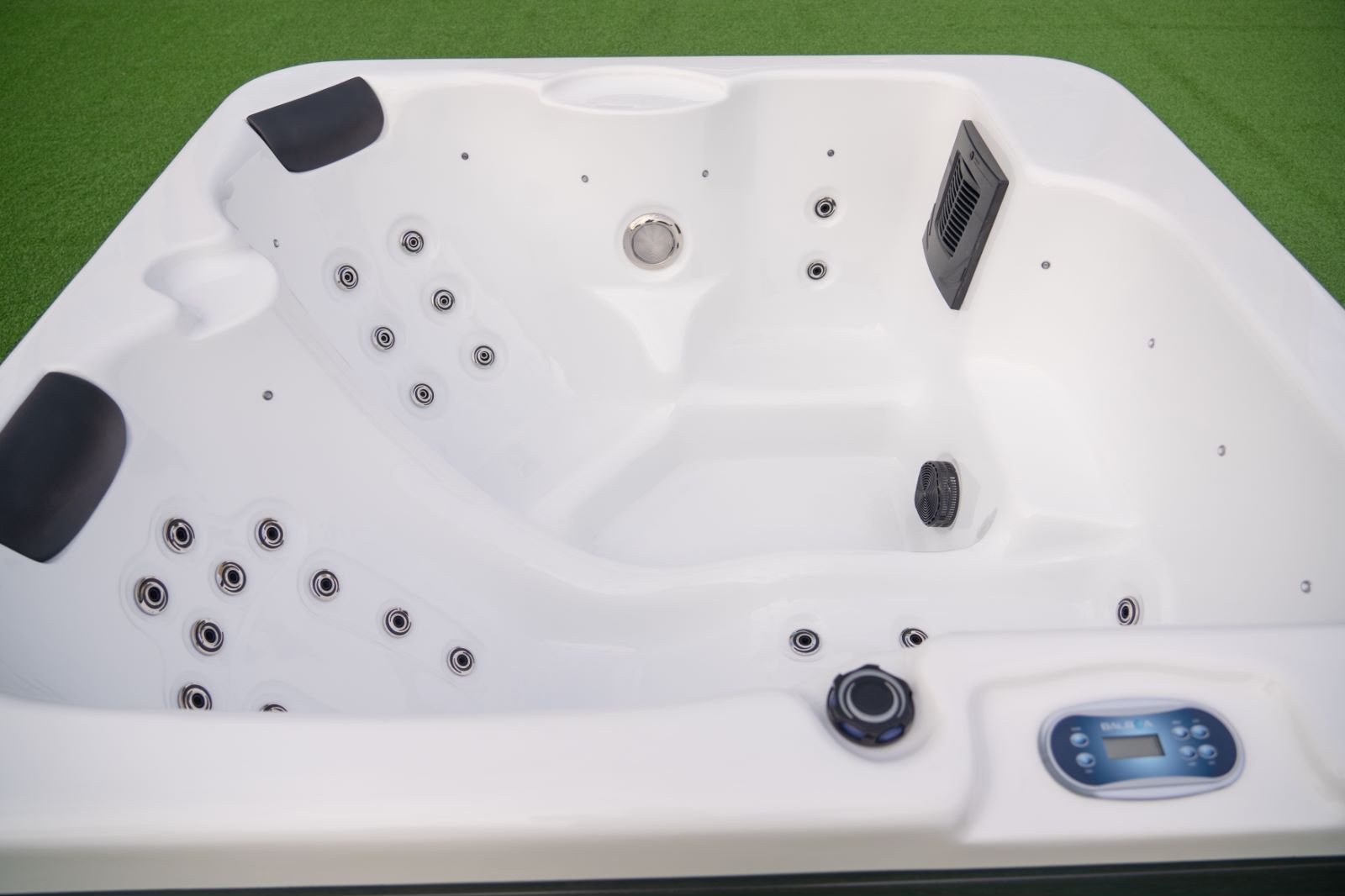 Balboa whirlpool spa small 2 3 person hot tubs with lounger