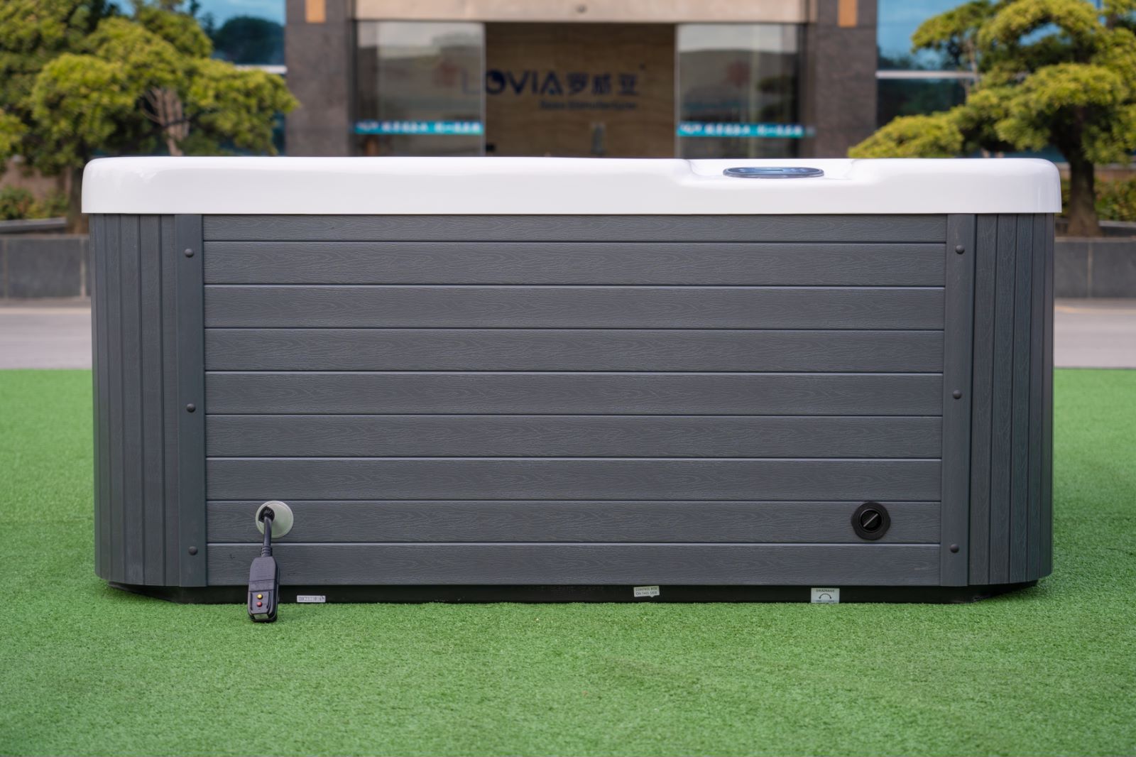 Balboa whirlpool spa small 2 3 person hot tubs with lounger