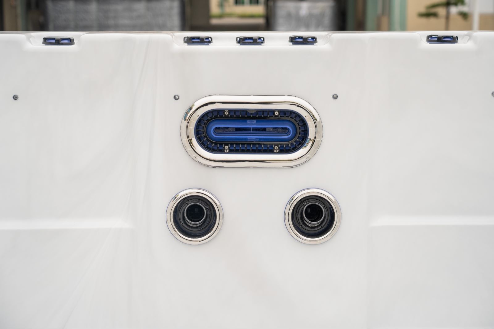 Swim hot tub combo outdoor swimming pool spa