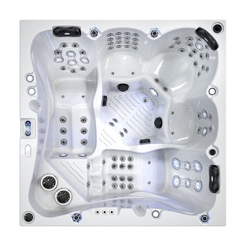 European style hydro whirlpool massage hot tubs